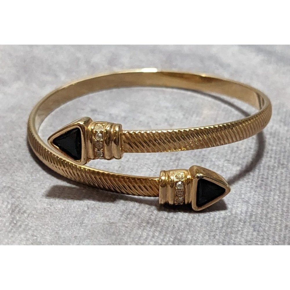 Vintage Swarovski Gold Gemmed Bracelet